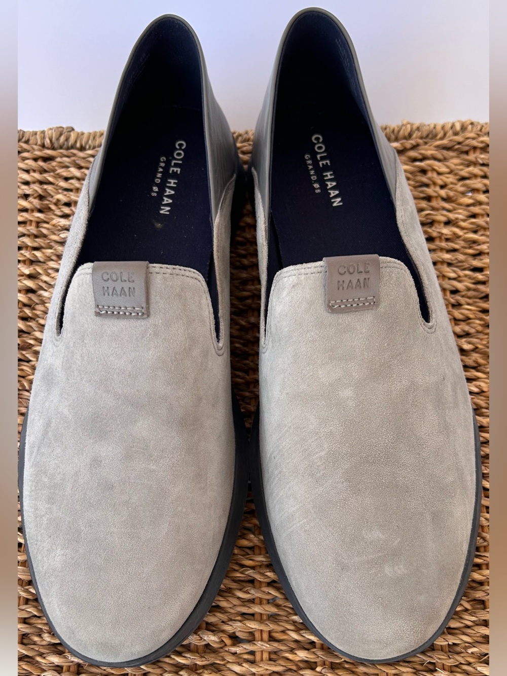 Cole Haan Women’s Grand Horizon Suede Slip-On Loafer‎ Ironstone Size 9B